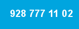 928 777 11 02 928 777 11 02